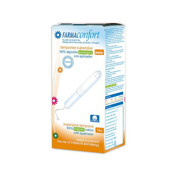farmaconforttampones100algodonsuperplus14u