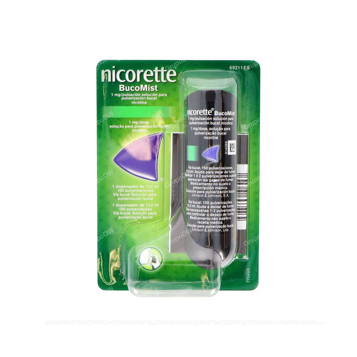NICORETTE BUCOMIST 1 mg/PULSACION SOLUCION PARA...