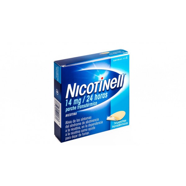 NICOTINELL 14 mg/24 HORAS PARCHE TRANSDERMICO, 14 parches