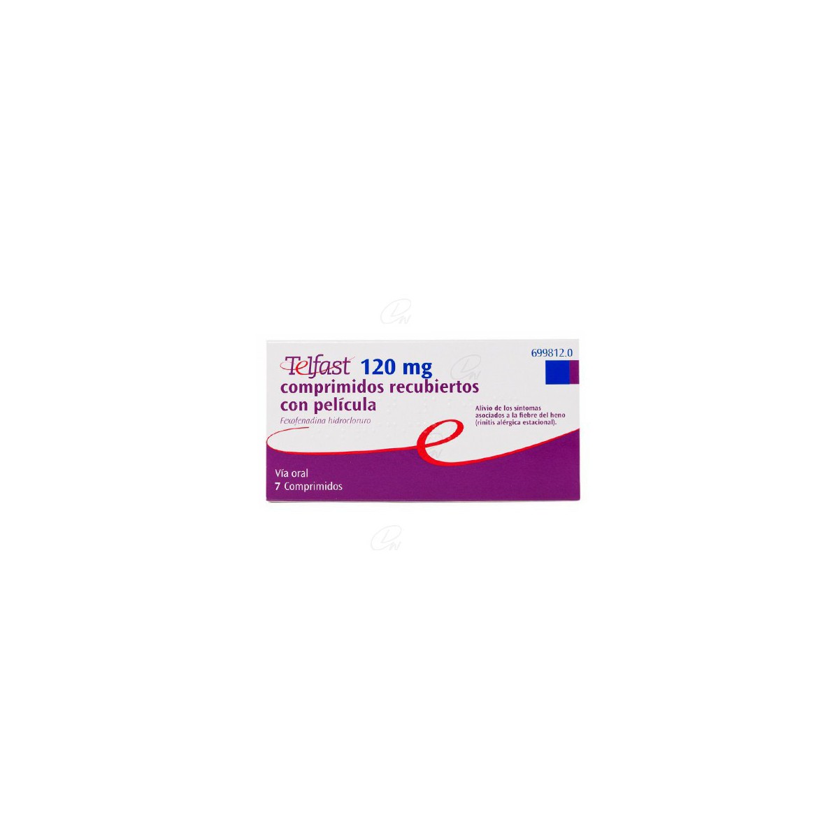 TELFAST 120 mg COMPRIMIDOS RECUBIERTOS CON...
