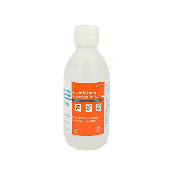 ALCOHOL ALCANFORADO ORRAVAN SOLUCION CUTANEA, 1 frasco de...