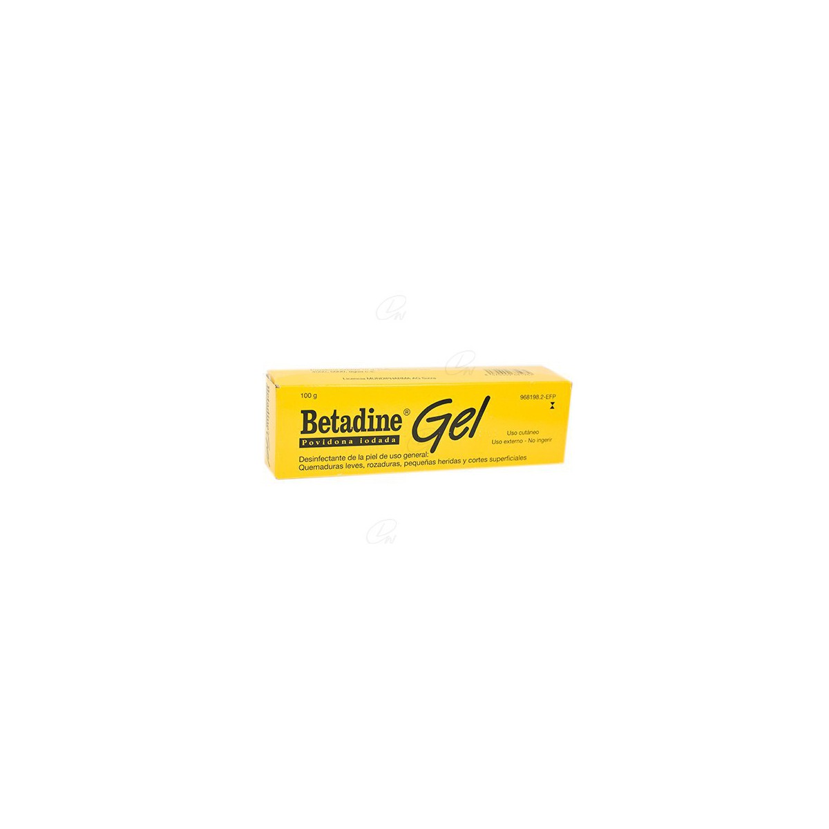 BETADINE GEL 100 mg/g GEL, 1 tubo de 100 g