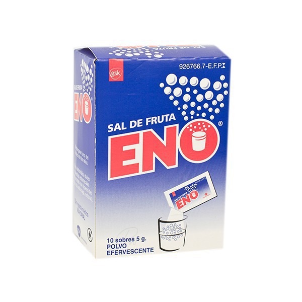 SAL DE FRUTA ENO POLVO EFERVESCENTE, 10 sobres