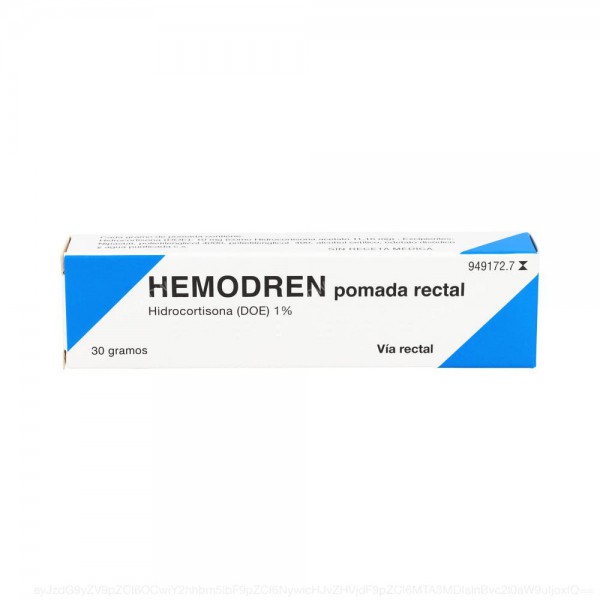 HEMODREN POMADA RECTAL, 1 tubo de 30 g