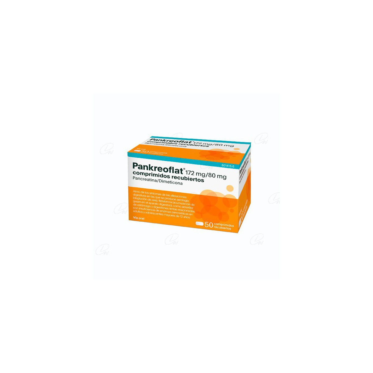 PANKREOFLAT 172 mg/80 mg COMPRIMIDOS...