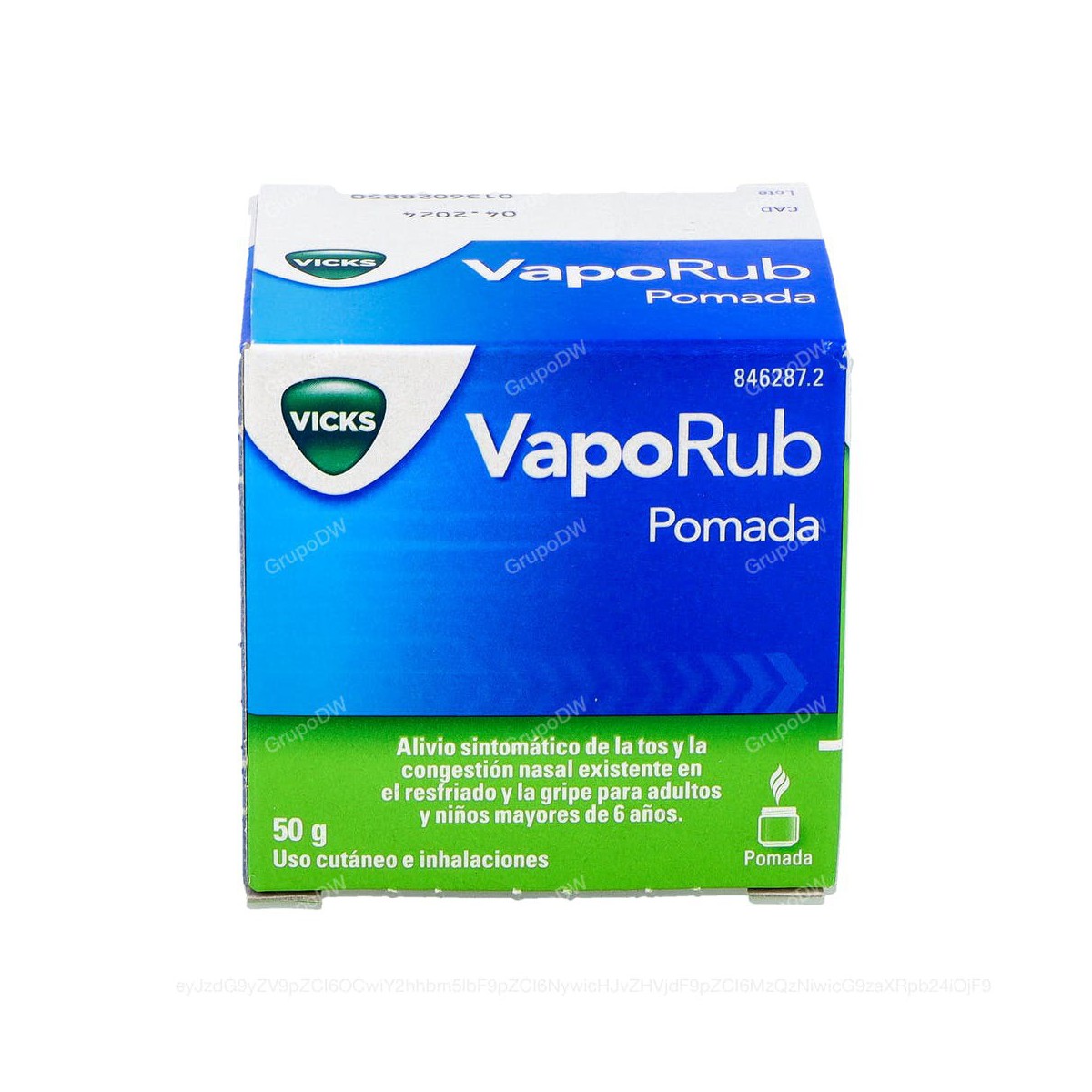 VAPORUB POMADA, 1 frasco de 50 g